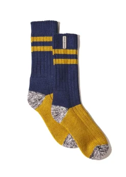 Cawston Bamboo Mid Socks - Navy