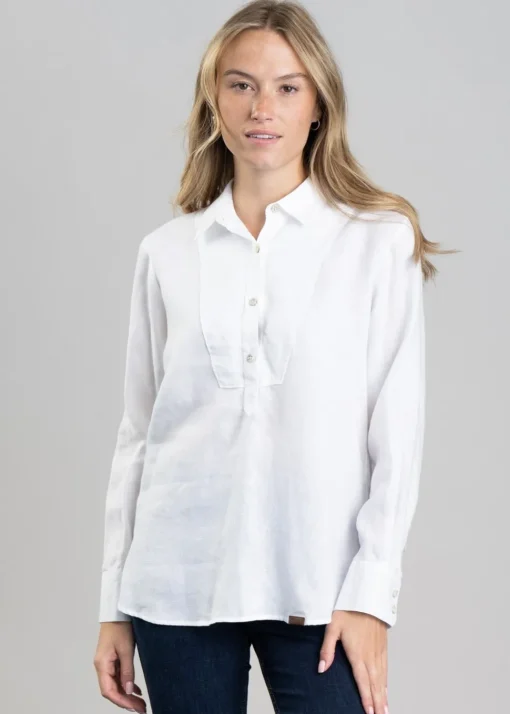 Cazadero Blouse - White