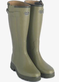 Chasseur Cuir Wellingtons - Vert Vierzon