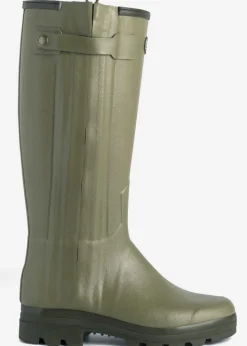Chasseur Cuir Wellingtons - Vert Vierzon