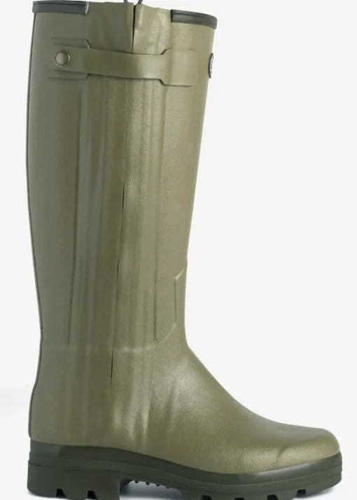 Chasseur Cuir Wellingtons - Vert Vierzon