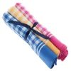 Checked Handkerchief (3 Pack Tied) - Dark Pink, Yellow and Blue