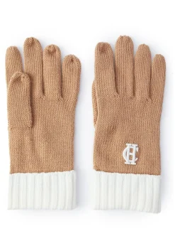 Chelsea Logo Knitted Gloves - Camel Cream