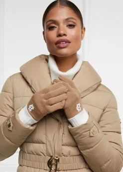 Chelsea Logo Knitted Gloves - Camel Cream