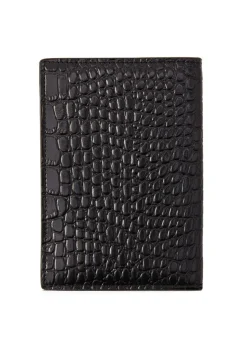 Chelsea Passport Holder - Black Croc
