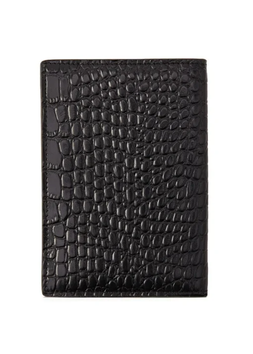 Chelsea Passport Holder - Black Croc