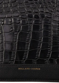 Chelsea Passport Holder - Black Croc