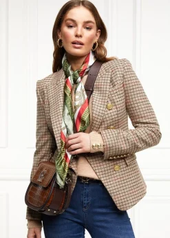 Chelsea Saddle Bag - Tan Croc