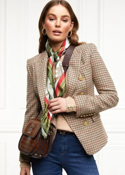 Chelsea Saddle Bag - Tan Croc