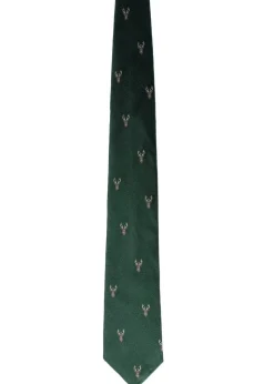Cheviot Tie - Racing Green Stag