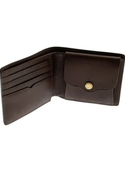 City Wallet with Coin Pocket - Chestnut