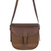Clara Large Saddle Bag - Walnut