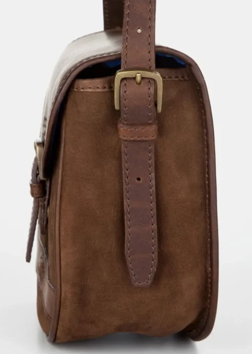 Clara Large Saddle Bag - Walnut