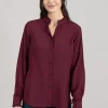Clarion Blouse - Tawny Port