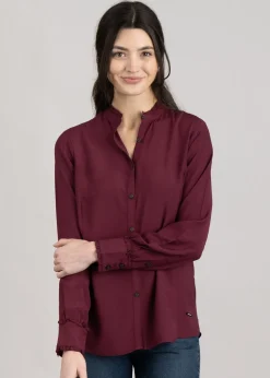 Clarion Blouse - Tawny Port