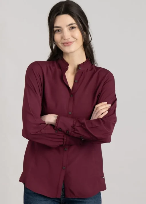 Clarion Blouse - Tawny Port