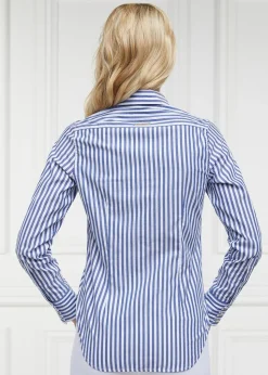 Classic Button Down Shirt - Navy Stripe