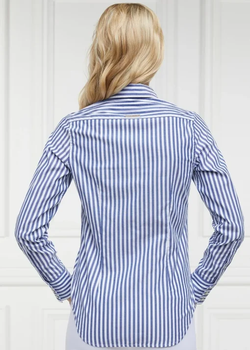 Classic Button Down Shirt - Navy Stripe
