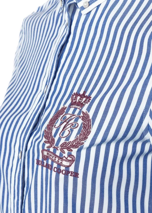 Classic Button Down Shirt - Navy Stripe