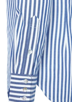 Classic Button Down Shirt - Navy Stripe