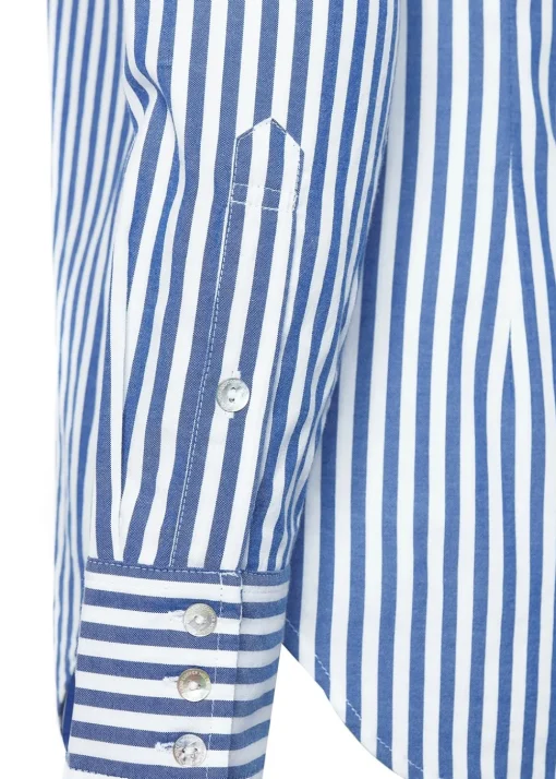 Classic Button Down Shirt - Navy Stripe