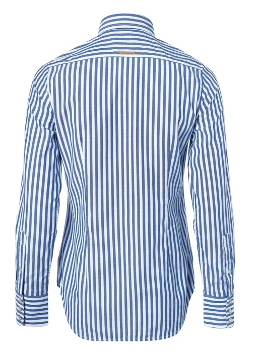 Classic Button Down Shirt - Navy Stripe