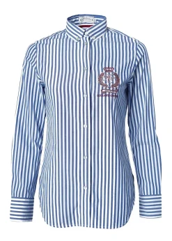Classic Button Down Shirt - Navy Stripe
