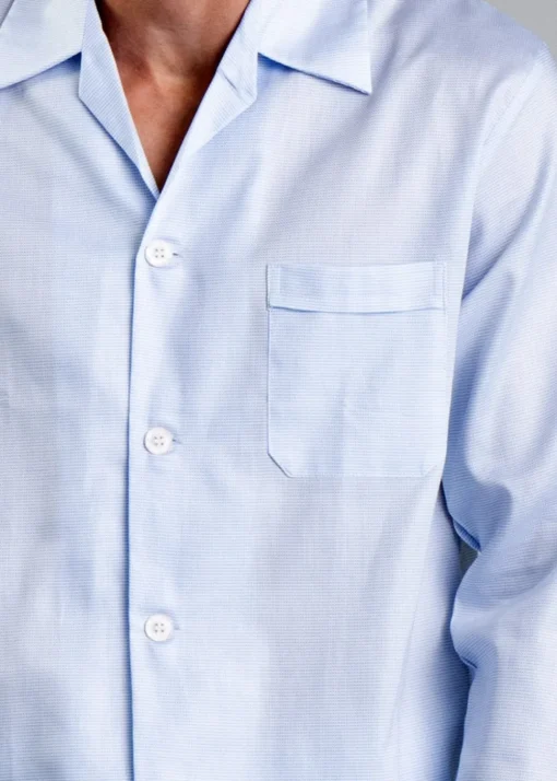 Classic Checked Pyjamas - Blue