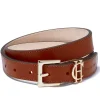 Classic Logo Belt - Tan