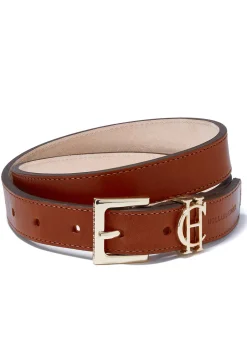 Classic Logo Belt - Tan