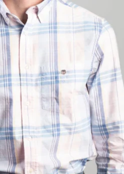 Classic Oxford Check Shirt - Light Pink