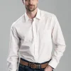 Classic Shirt - White and Red