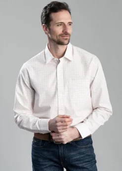 Classic Shirt - White and Red