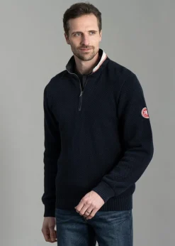 Classic Windproof Sweater - Navy