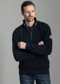 Classic Windproof Sweater - Navy