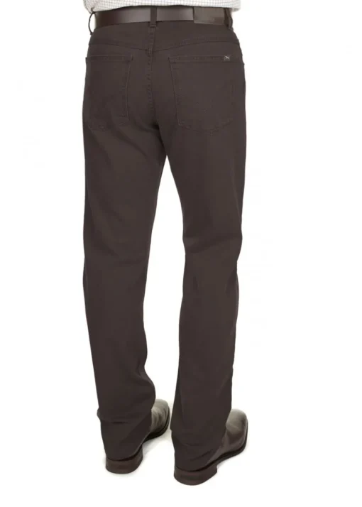 Coloured Broken Twill Jean - Brown