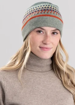 Cora Lambswool Beanie - Matcha