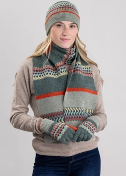 Cora Lambswool Beanie - Matcha