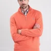 Cotton Flamme Half Zip - Sunset Pink