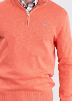 Cotton Flamme Half Zip - Sunset Pink