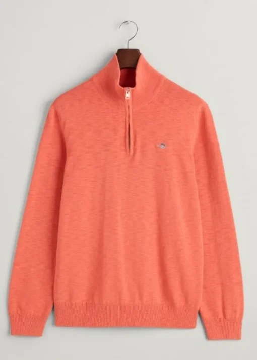 Cotton Flamme Half Zip - Sunset Pink