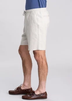 Cotton Linen Relaxed Shorts - Mist