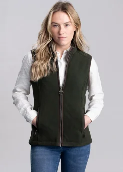 Country Colton Fleece Gilet - Sage