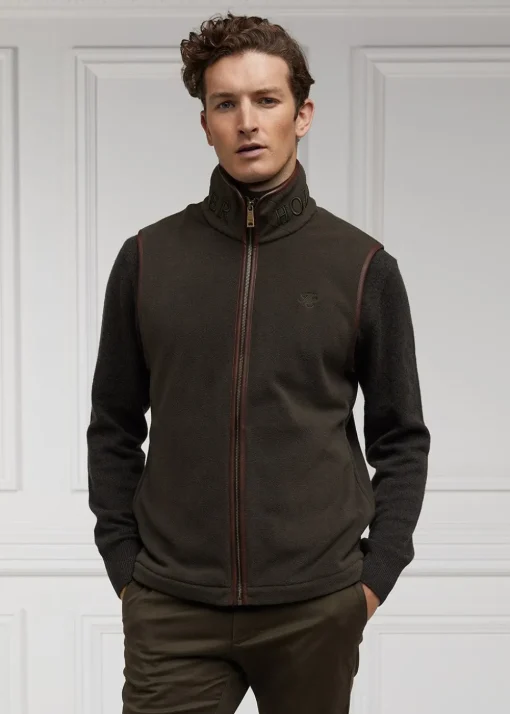 Country Fleece Gilet - Khaki