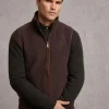 Country Fleece Gilet - Chocolate