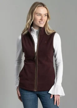 Country Fleece Gilet - Mulberry