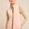 Country Fleece Gilet - Soft Pink