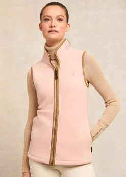 Country Fleece Gilet - Soft Pink