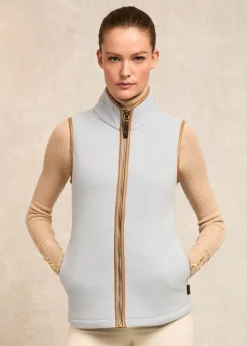 Country Fleece Gilet - Pale Blue