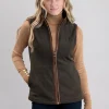 Country Fleece Gilet - Khaki